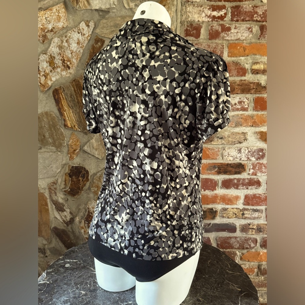 Vanheusen, Tshirt, Button Up, Large, Womens, Grey… - image 2